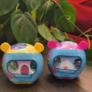 Littlest Pet Shop Surprise Plush Pets, Series 2, Bundle of 2 NWT